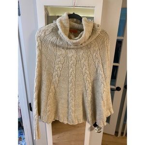 Pancho style sweater